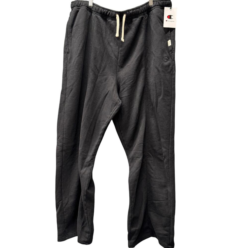 Champion Sweatpants Womens 2XL Black Comfort Wash Straight Leg + Pockets NEW $55 - Picture 3 of 11